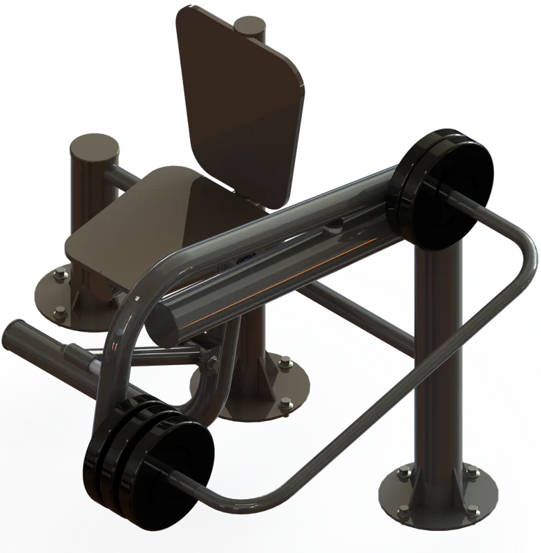 Extensor de perna sentado