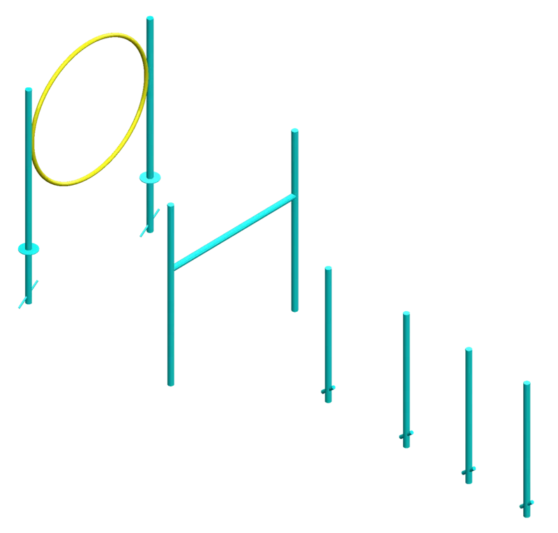 Kit 3 obstáculos