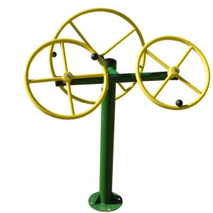 Rotação diagonal com vertical cadeirante